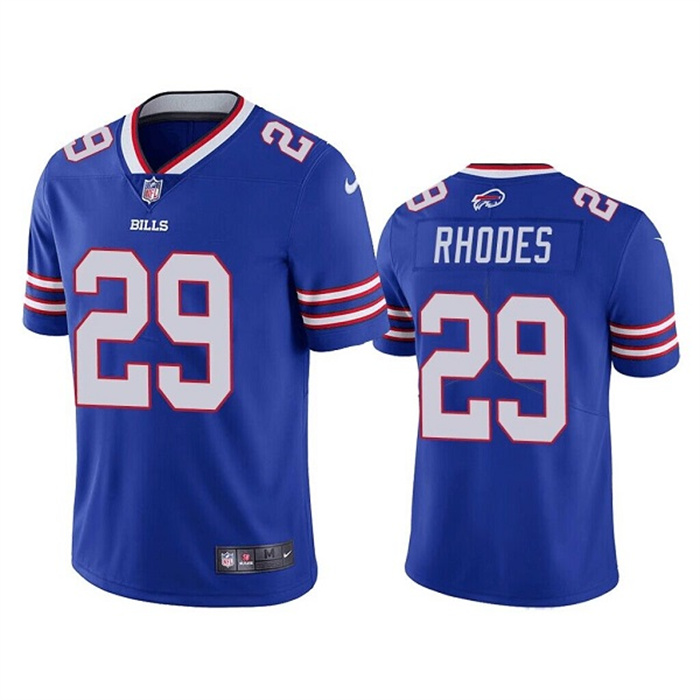 Men Buffalo Bills 29 Xavier Rhodes Blue Vapor Untouchable Limited Stitched Jersey