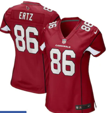 Women Arizona Cardinals 86 Zach Ertz Red Vapor Limited Jersey