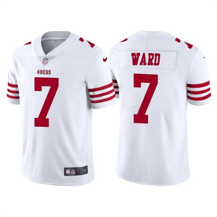 Men San Francisco 49ers 7 Charvarius Ward White Vapor Untouchable Limited Stitched Football Jersey