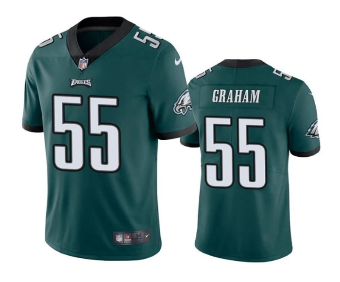 Youth Philadelphia Eagles 55 Brandon Graham Green Vapor Untouchable Limited Stitched Football Jersey