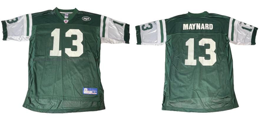 Men Reebok NY Jets Don Maynard #13 NFL Jersey Green