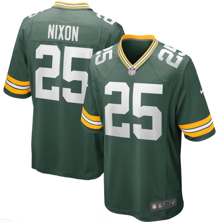 Men's Green Bay Packers Keisean Nixon Nike Green Vapor Limited Player Jersey