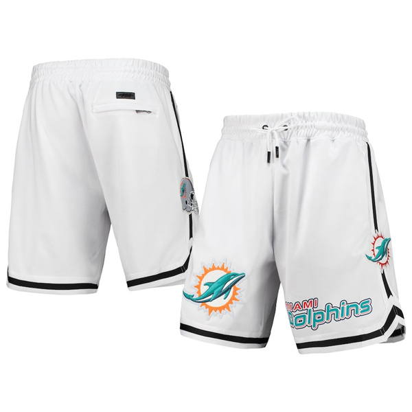 Men Miami Dolphins White Shorts