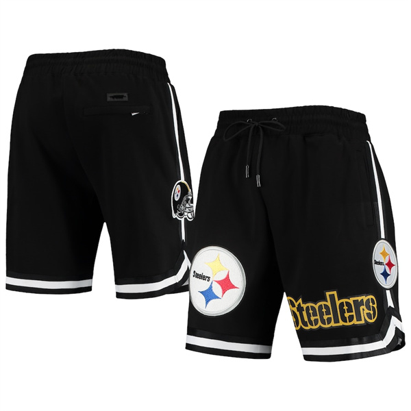 Men Pittsburgh Steelers Black Shorts