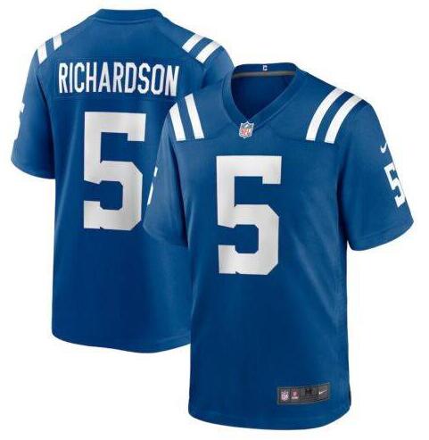 Nike Indianapolis Colts Anthony Richardson #5 Blue Vapor Untouchable Limited Stitched NFL Jersey