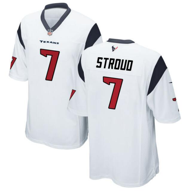 Nike Houston Texans CJ Stroud #7 White Vapor Untouchable Limited Stitched NFL Jersey