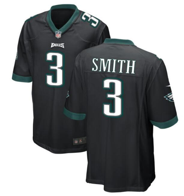 Men's Philadelphia Eagles Nolan Smith #3 Black Vapor Limited Stitched NFL Jersey