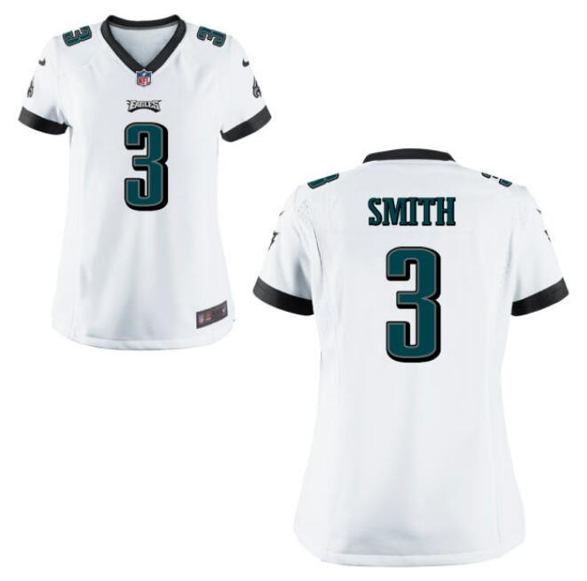 Men's Philadelphia Eagles Nolan Smith #3 White Vapor Limited Stitched NFL Jersey