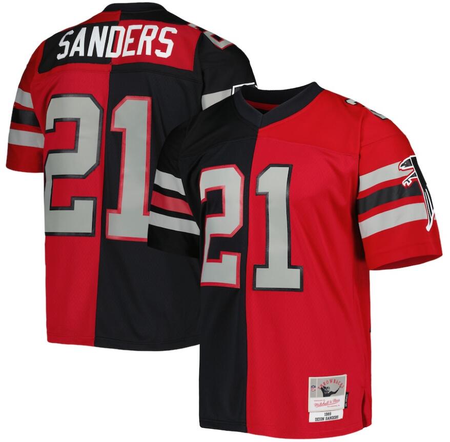 Men Atlanta Falcons #21 Deion Sanders Black Vapor Untouchable Limited Stitched jersey