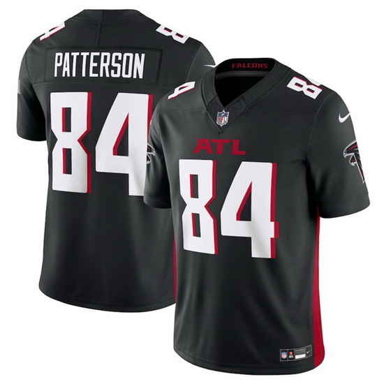 Men Atlanta Falcons 84 Cordarrelle Patterson Black 2023 F.U.S.E. Vapor Untouchable Limited Stitched 