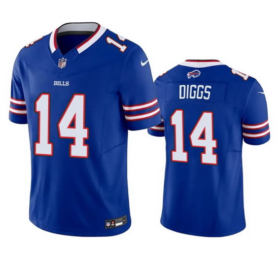 Men Buffalo Bills 14 Stefon Diggs Blue 2023 F.U.S.E. Vapor Untouchable Limited Stitched Jersey