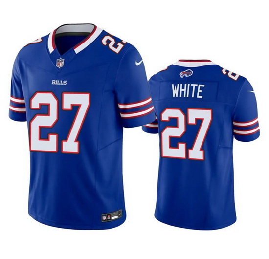 Men Buffalo Bills 27 Tre 27Davious White Blue 2023 F.U.S.E. Vapor Untouchable Limited Stitched Jerse