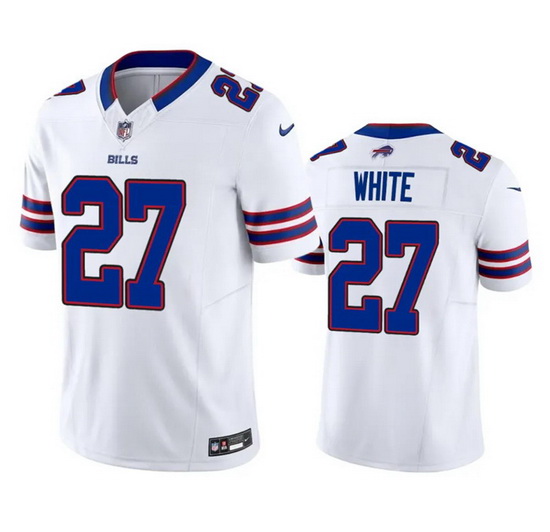 Men Buffalo Bills 27 Tre 27Davious White White 2023 F.U.S.E. Vapor Untouchable Limited Stitched Jers